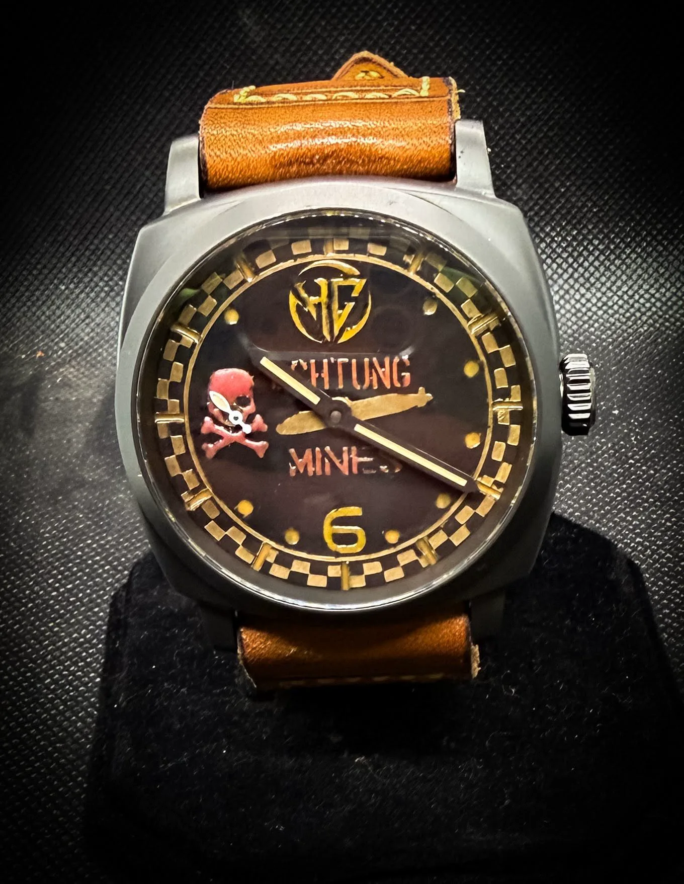 Black Marina Militare Submarine Dial custom build — Reno