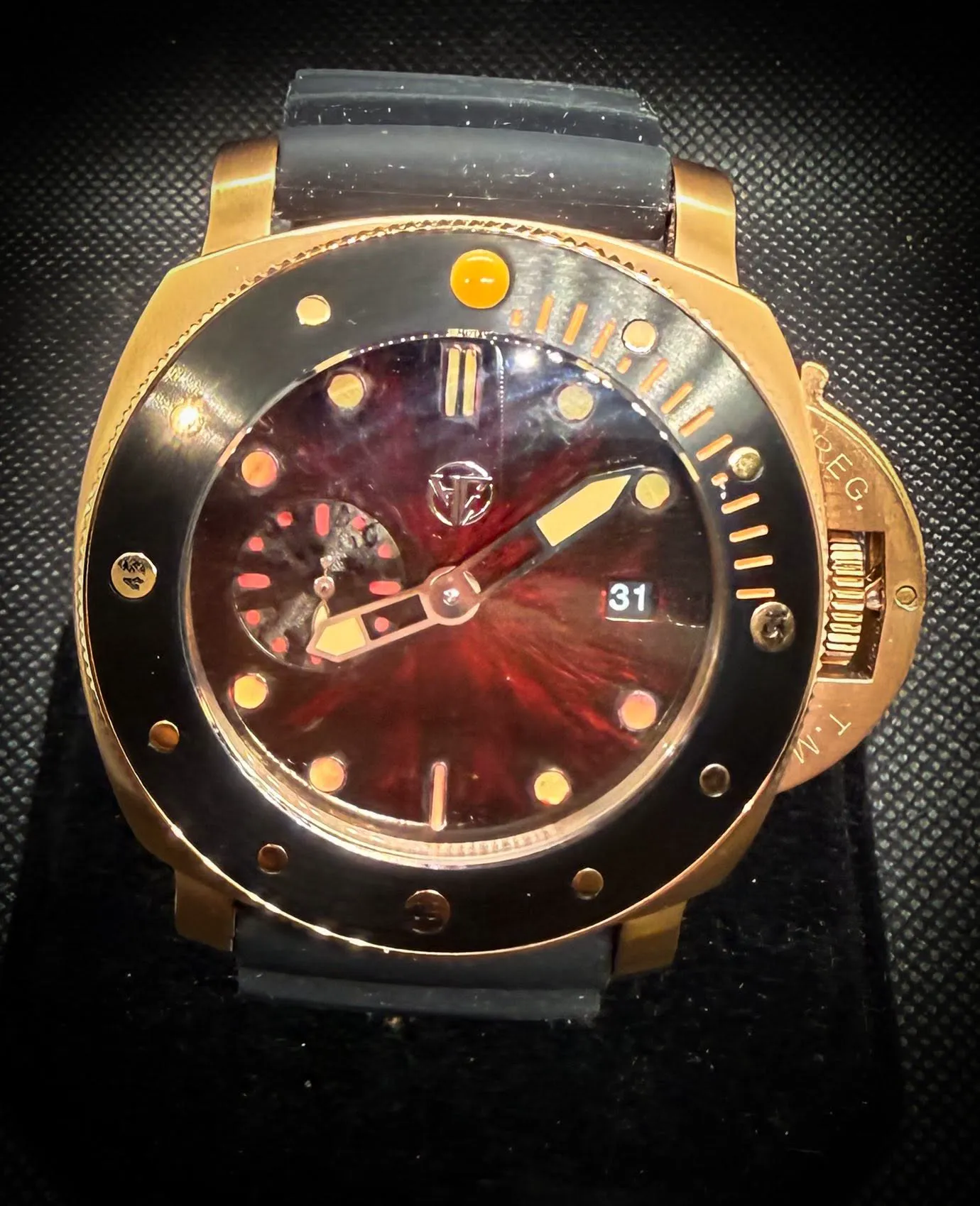 Rose-Gold 47mm Pan ST2555 custom build — Reno